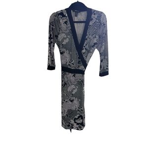 Elegant Black and White Women's Dress